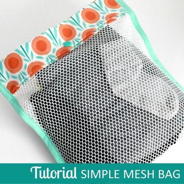 DIY Laundry Mesh Bags Tutorial 