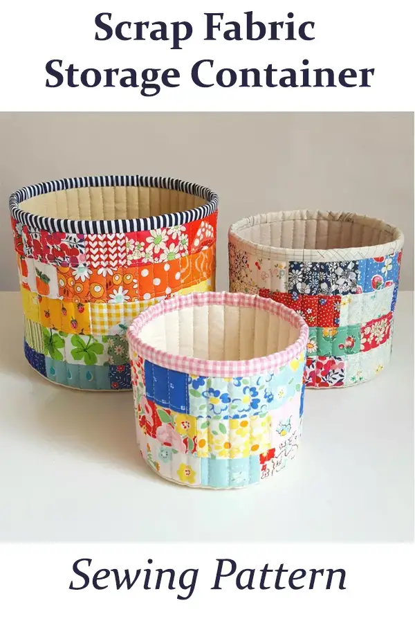 Scrap Fabric Storage Container