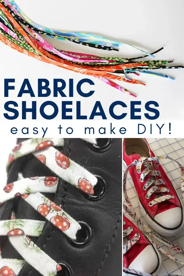 Refresh your sneakers with a few pieces of fabric scraps. This easy to make DIY is the perfect pick me up for your favorite sneakers. #DIY