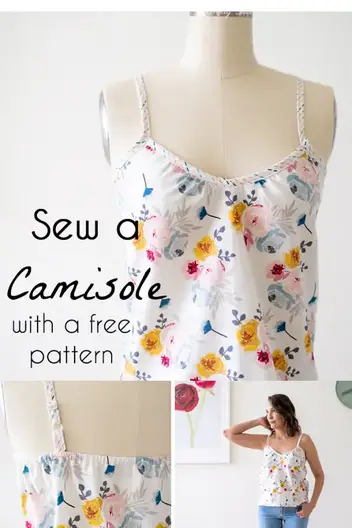 15+ FREE Camisole Sewing Patterns