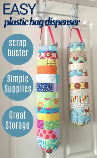 Plastic Bag Holder  Free Pattern - Sewing With Scraps