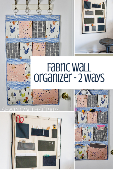 DIY Fabric A-Frame Organizer Free Sewing Pattern