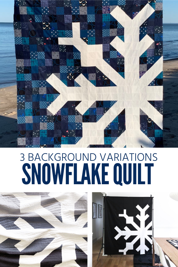 Snowflake Quilt Sewing Pattern by Modern Handcraft