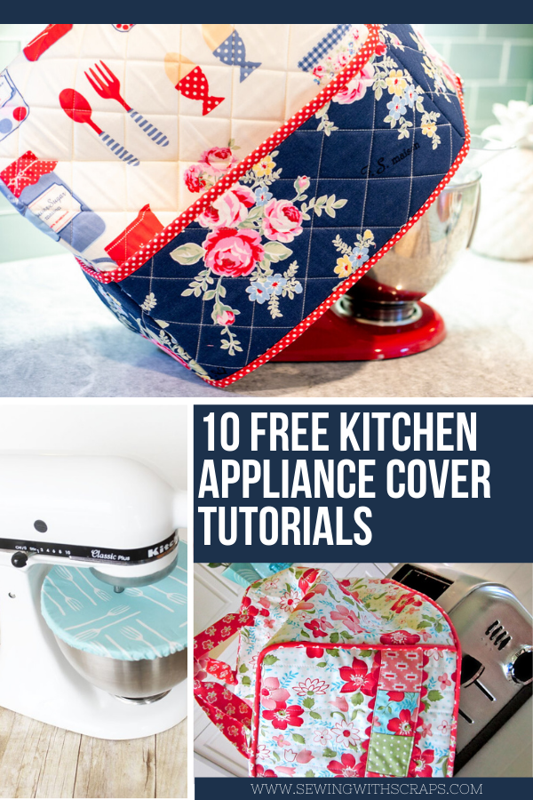 10 Free sewing patterns for kitchen appliance covers