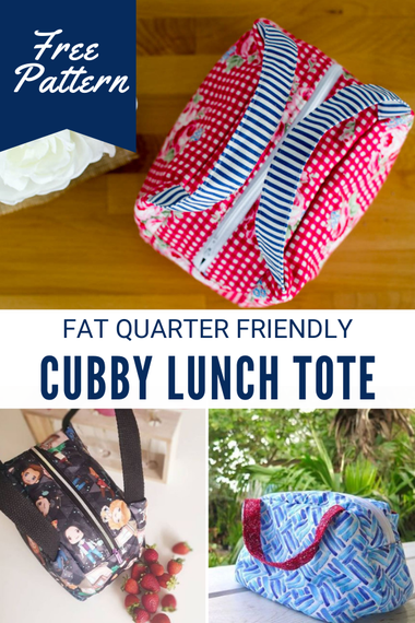 Chubby Lunch Tote - Free Sewing Pattern!