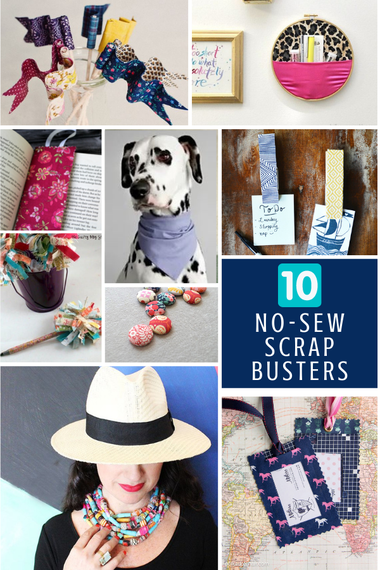 20 No Sew Scrap Fabric Projects - The Crafty Blog Stalker