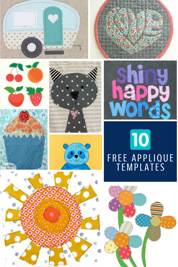 10 Free Applique Patterns Sewing With Scraps