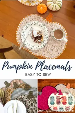 Fat Quarter Friendly Pumpkin Placemats