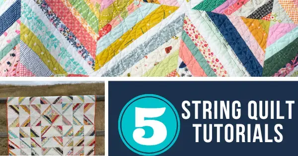 5 Free Scrappy String Quilt Patterns