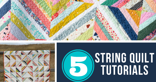 5 Free Scrappy String Quilt Patterns